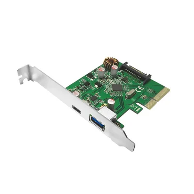 Placa Pcie Usb 3.1 10gbps 2 Portas Usb A E Usb C Comtac 9327.