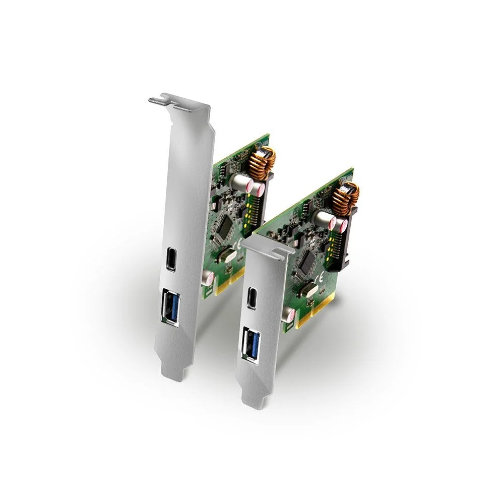 Imagem 3 de 4 do produto Placa Pcie Usb 3.1 10gbps 2 Portas Usb A E Usb C Comtac 9327.