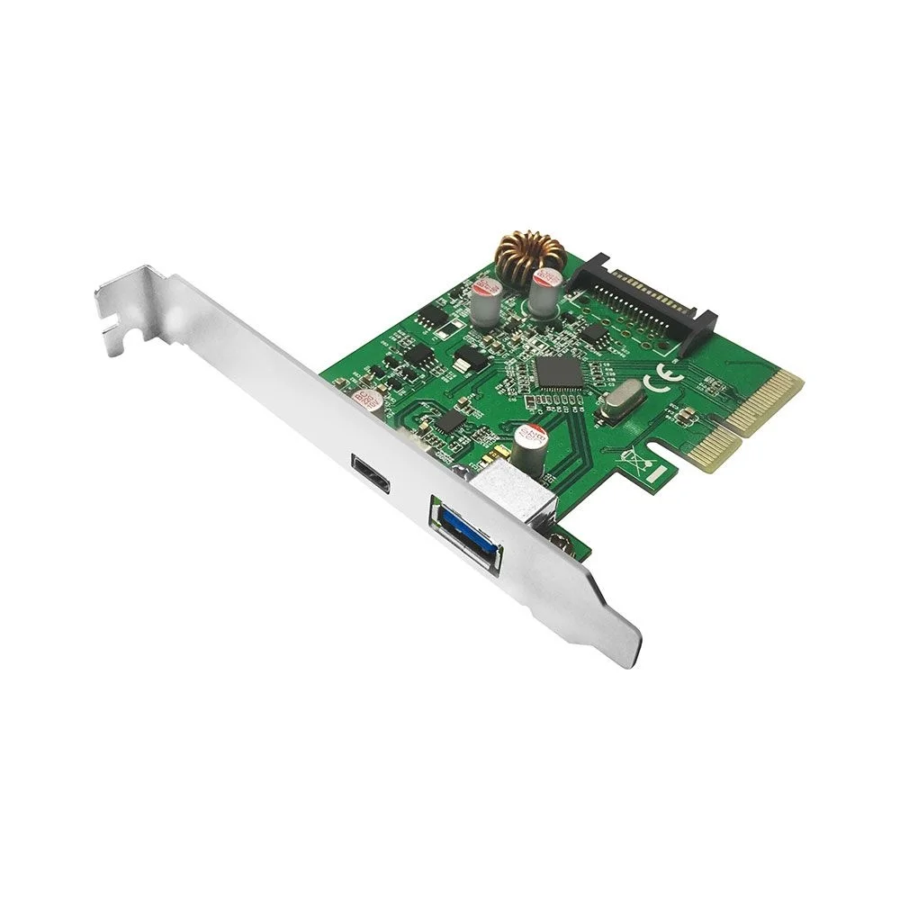 Imagem 4 de 4 do produto Placa Pcie Usb 3.1 10gbps 2 Portas Usb A E Usb C Comtac 9327.