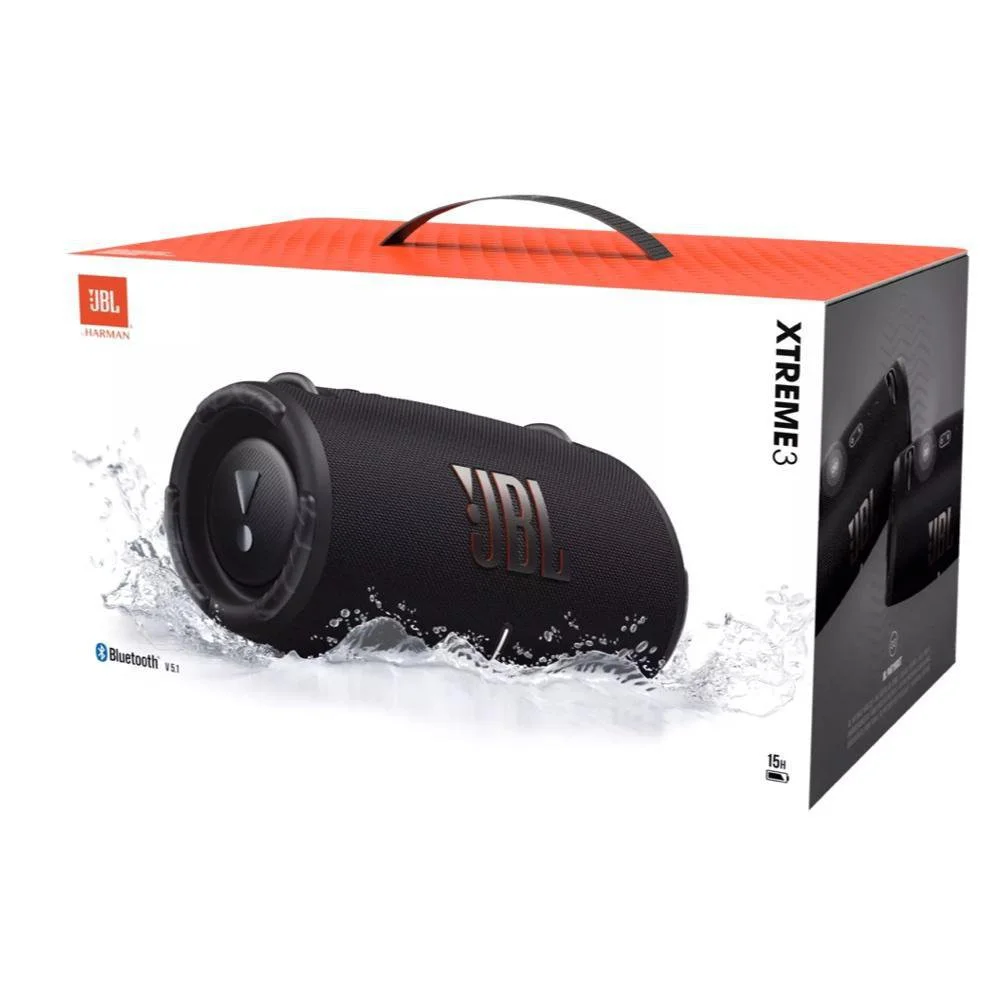 Caixa De Som Jbl Xtreme 3 Bluetooth Preto KaBuM