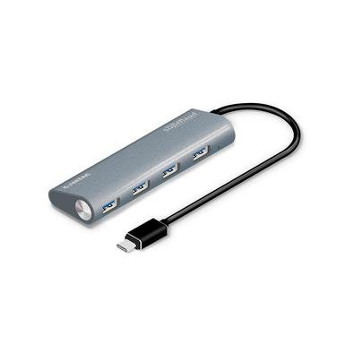 O Hub Superlead 4 portas USB 3.1 Comtac possui a mais nova conexão USB C, que já está presente no novo modelo do Macbook 12 polegadas. Com um design a