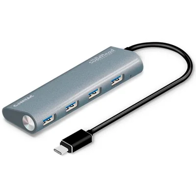 Hub Superlead Usb-c Para 4 Portas Usb 3.1 Gen - Comtac-9339