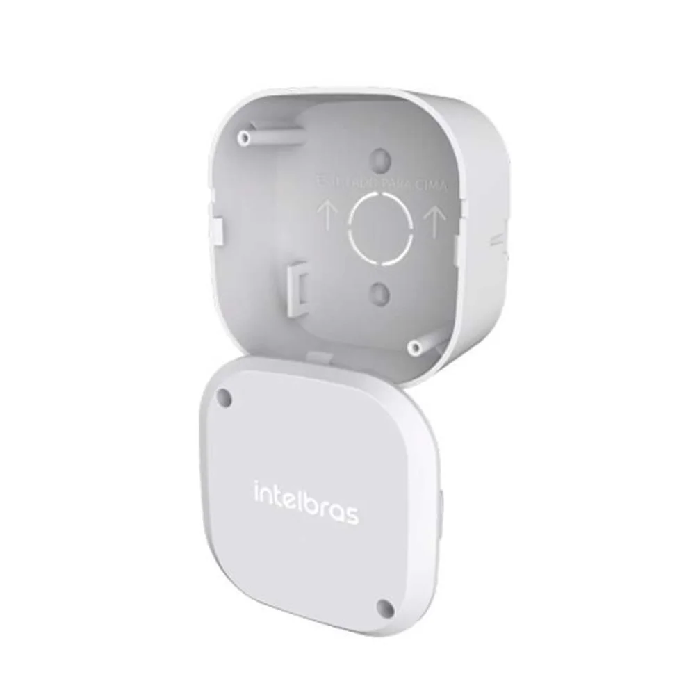 Imagem 3 de 5 do produto Caixa Plástica Intelbras Vbox 1100, Passagem Para Cftv