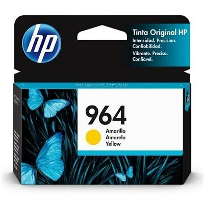 Cartucho De Tinta HP 964, Amarelo - 3JA52AL