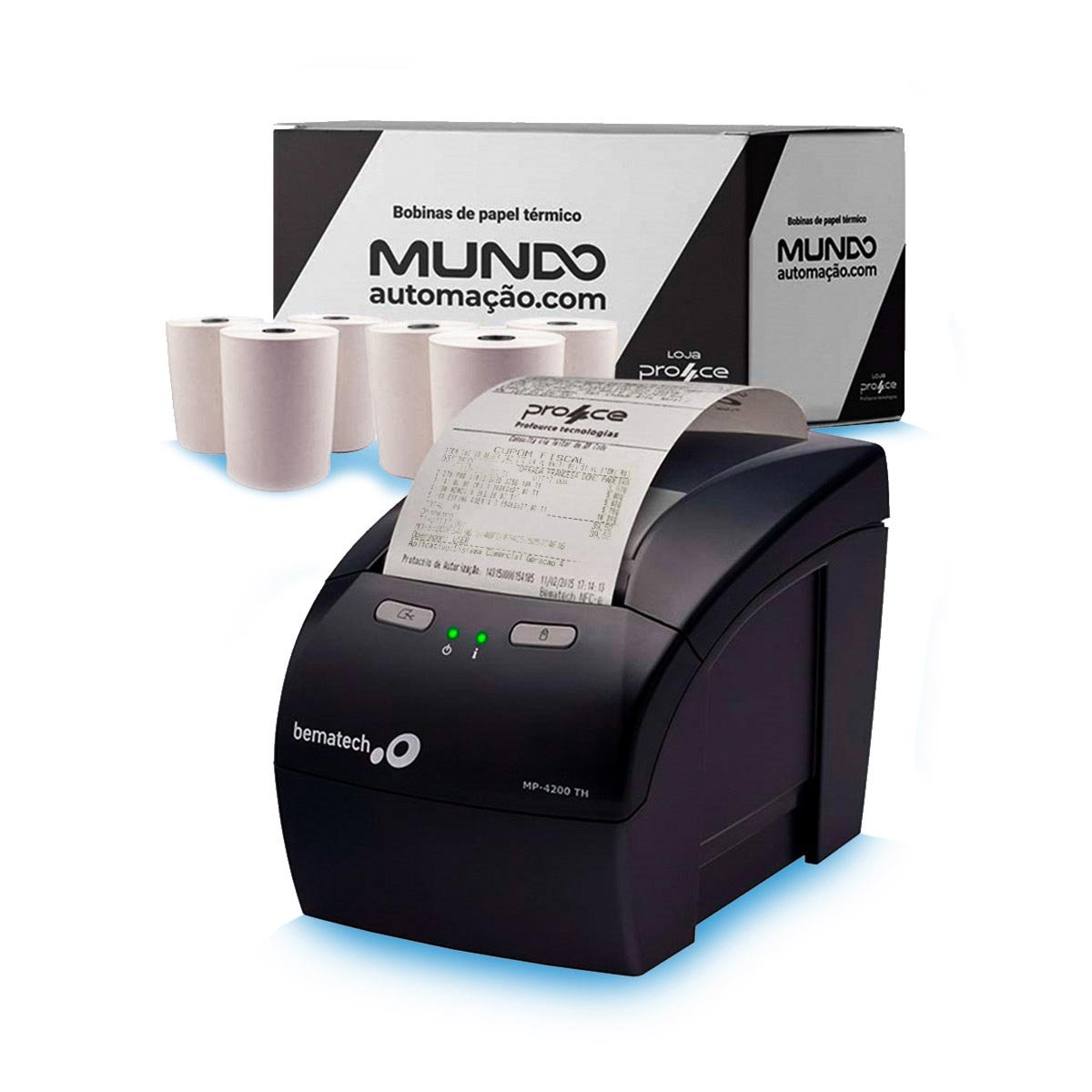 Impressora de Etiquetas Bematech, USB, TH e Caixa De Bobina Térmica, 80x40 - MP-4200