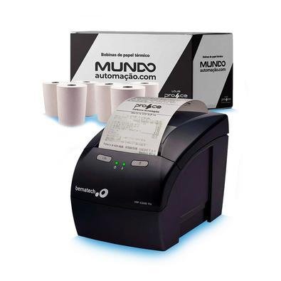 Impressora de Etiquetas Bematech, USB, TH e Caixa De Bobina Térmica, 80x40 - MP-4200