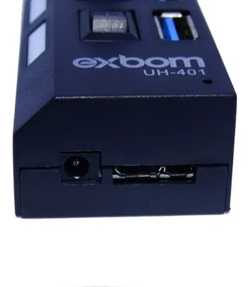 Imagem 3 de 5 do produto HUB USB 3.0 Expansor, 4 Portas Com Teclas On/Off, Super Rápido