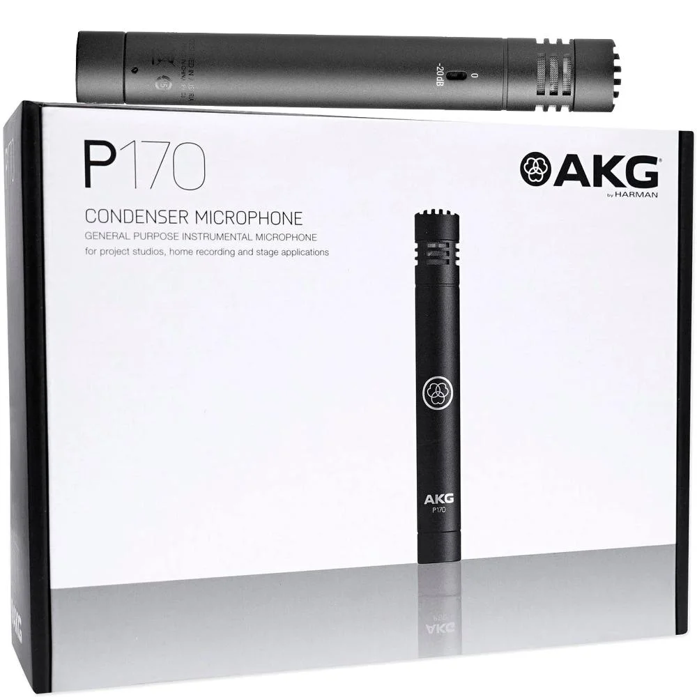 Microfone Akg P170 Condensador Cardióide KaBuM