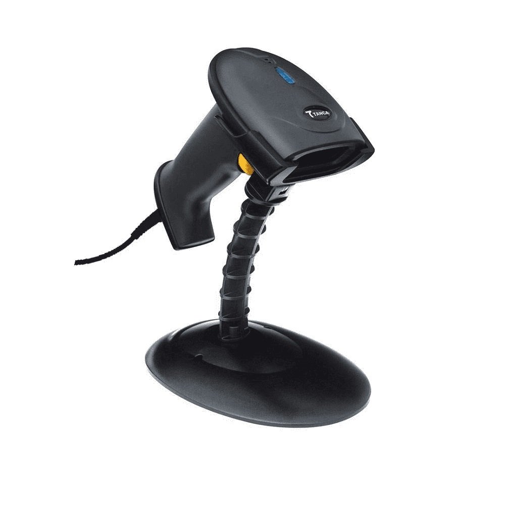 Leitor De Código De Barras Tanca Tl-220 Laser Usb Com Suporte