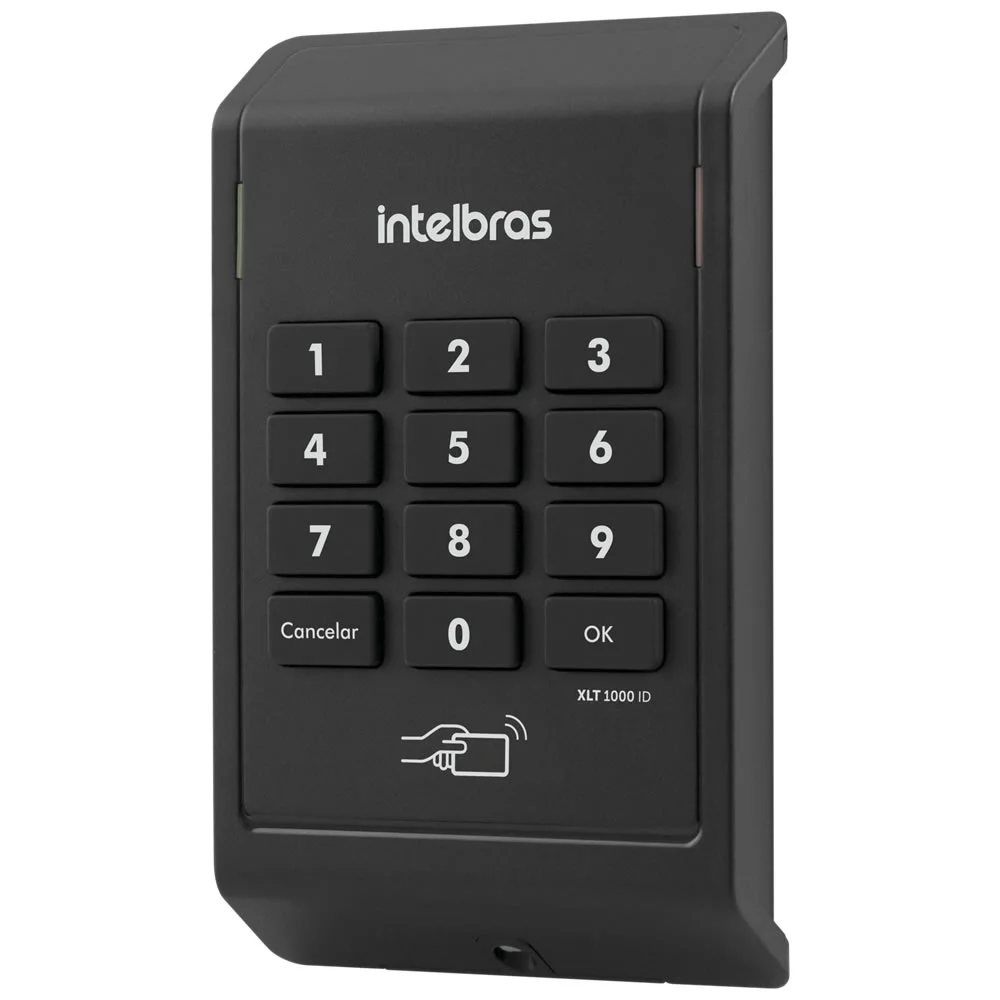 Leitor RFID Intelbras  XLT 1000 ID, Preto, Com Teclado Numérico
