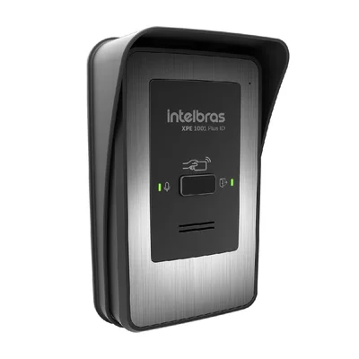 Porteiro Eletrônico 1 Tecla Com Leitor De Tag Rfid  Xpe 1001 Plus Id Intelbras