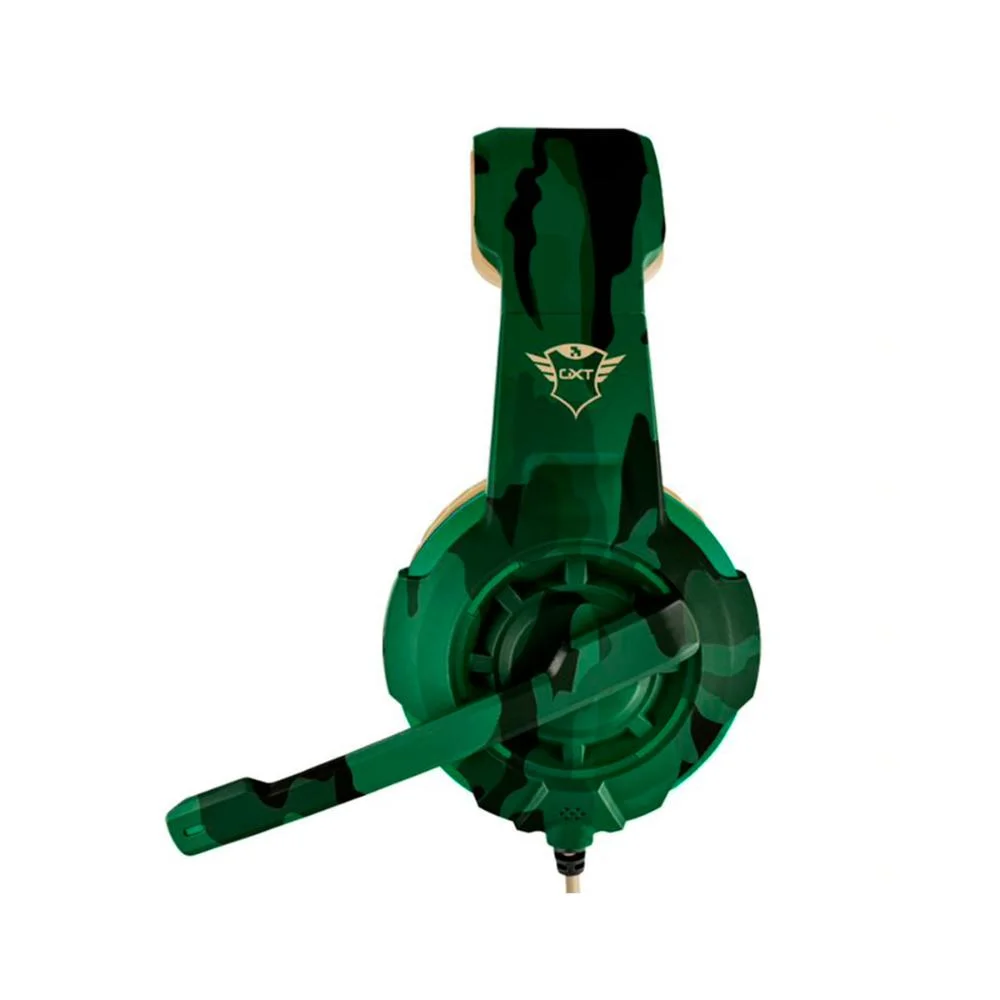 Imagem 2 de 5 do produto Headset Gamer Trust GXT, Radius Jungle Camo, Com Fio - Multiplataforma