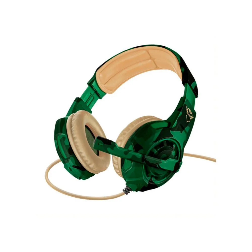 Imagem 4 de 5 do produto Headset Gamer Trust GXT, Radius Jungle Camo, Com Fio - Multiplataforma