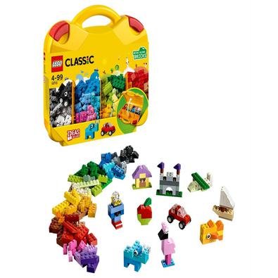 Diverta-se a organizar suas peças LEGO® com esta Maleta Criativa LEGO Classic. Abra a caixa amarela para encontrar as peças de cores vivas, e depois s