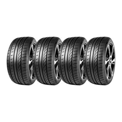 Os pneus Sunfull Mont Pro HP881: -Utilizam dois padrões de piso diferentes que permitem tração seca e compatibilidade com todas as estações. -Evacuaçã