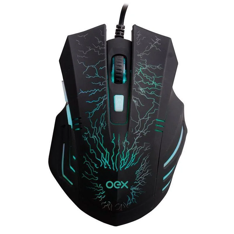 Imagem 3 de 4 do produto Kit - Gamer OEX Stage, Mouse Com LED 7 Cores + Mousepad - MC101