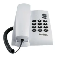 Telefone Pleno Cinza Ártico, Sinalização De Linha Pulso E Tom, Funções Flash, Redial, Mute