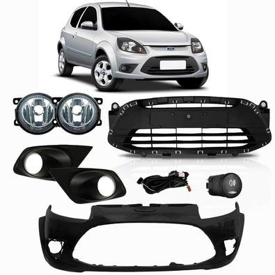 Kit Parachoque Ka 2012 2013 2014 + Farol Milha + Grade Central