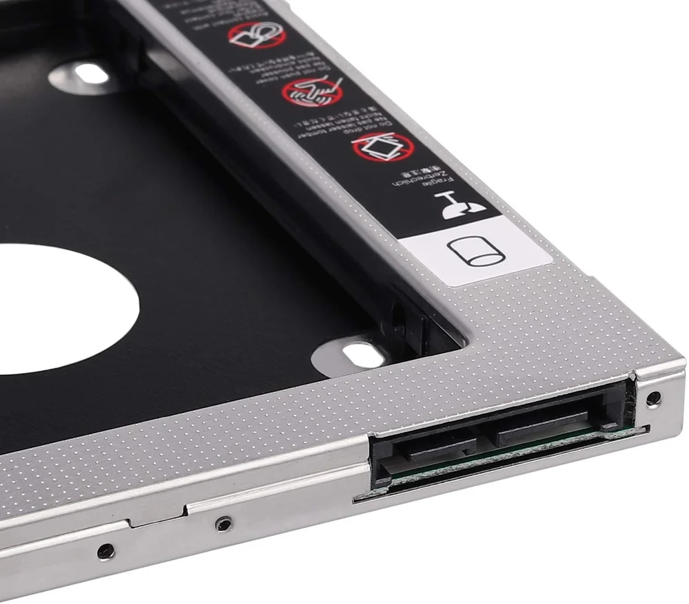 Adaptador Exbom Caddy Slim 12.7mm, Para HD Ou SSD 2.5 SATA - HDCA-S127 Adaptador Exbom Caddy Slim 12.7mm, Para HD Ou SSD 2.5 SATA - HDCA-S127