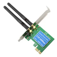 Placa de Rede Wi-Fi N300 Feasso PCI-E 1X Single Slot Com Espelho Low Profile 2 Antenas - FPR-300M.