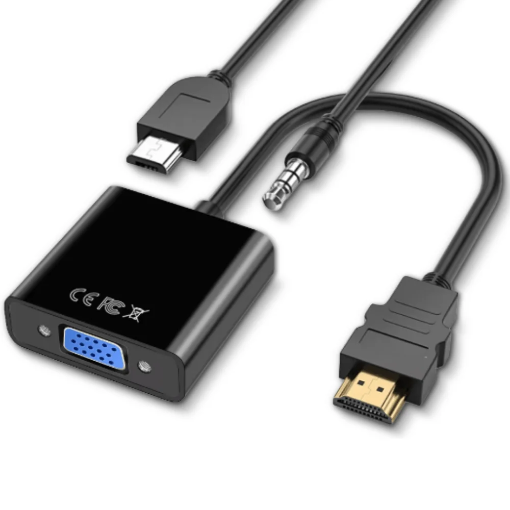 Imagem 2 de 4 do produto Cabo Conversor Hdmi X Vga + Audio Comtac 9274