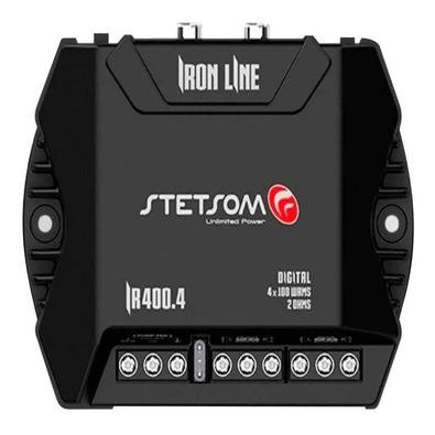 Módulo Amplificador Stetsom 400 Rms IR-400.4 Iron Line Stereo Digital 4 Canais 2 Ohms Classe D Rca Crossover Full RangeO Módulo Amplificador IR-400.4