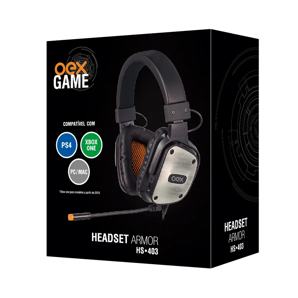 Imagem 5 de 5 do produto Headset Gamer, Multiplataforma Armor, Hs403 - Oexgame.