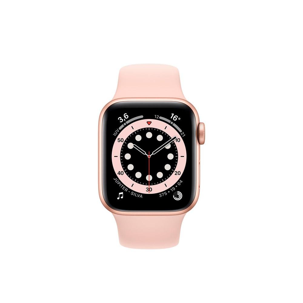Apple Watch Series 6 Gps 40mm Rosa - Mg123ll/a | KaBuM!