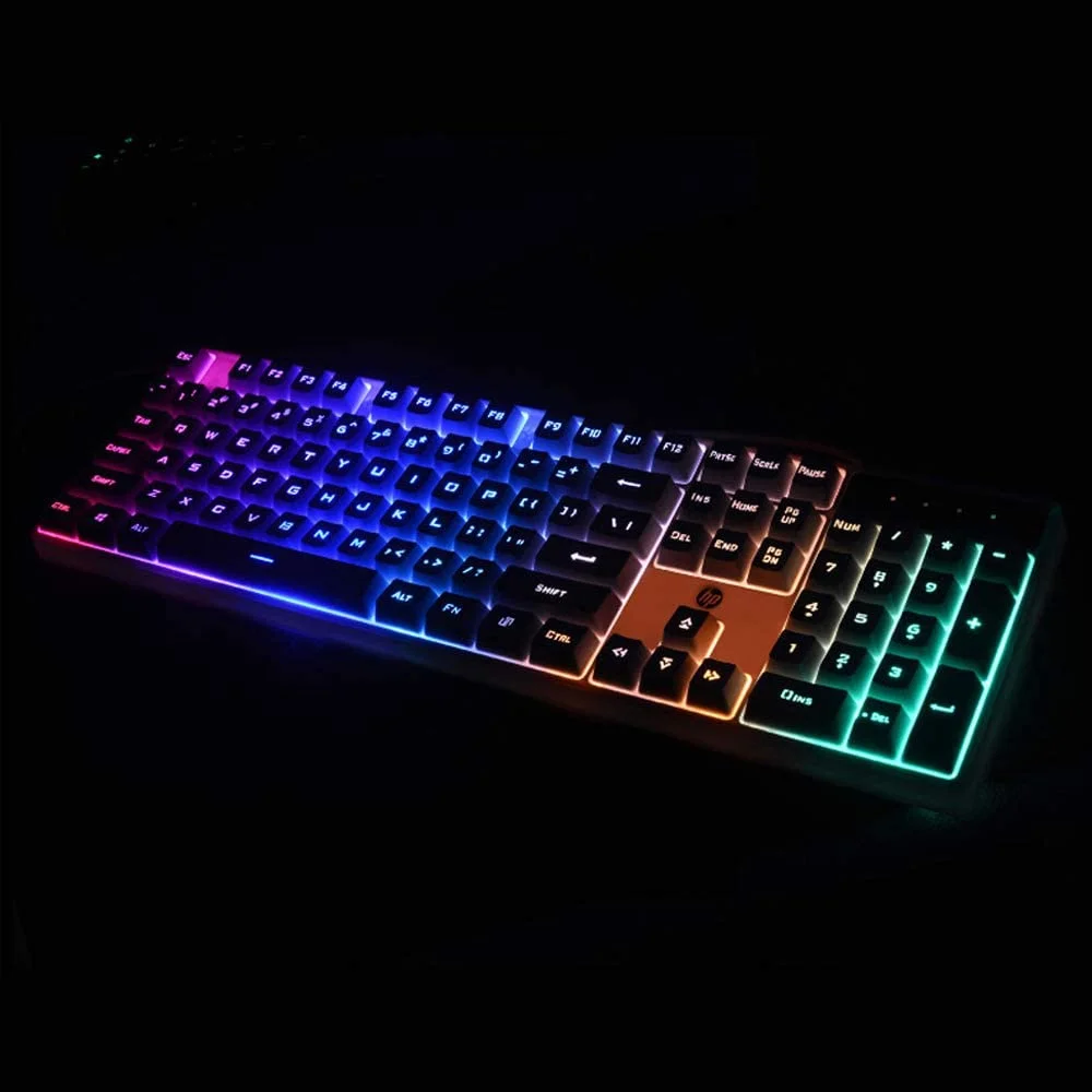 Imagem 5 de 5 do produto Teclado Gamer Hp K300 C/ Fio Usb Abnt2 Preto