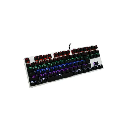 Teclado Usb Gamer Mecanico Gk200 Led Preto