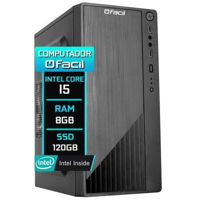 Computador Fácil Intel Core I5, 8GB, SSD 120GB
