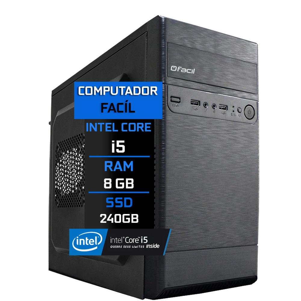 Pc Fácil Core I5 Geraço 2 8GB SSD 240GB KaBuM