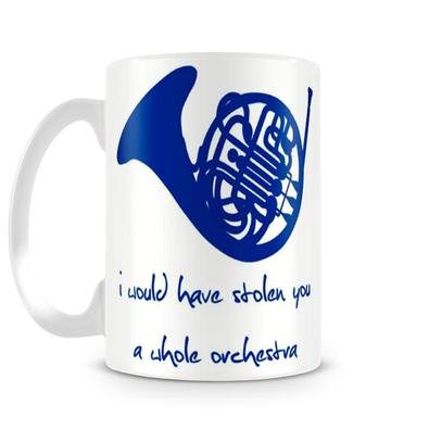 Caneca How I Met Your Mother Blue French Horn