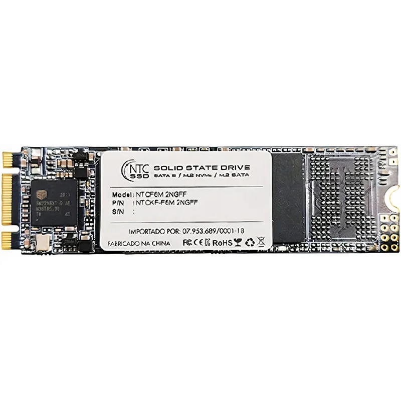 Imagem 2 de 3 do produto SSD NTC 256GB M.2 2280 SATA III - NTCKFF6M.2NGFF-256