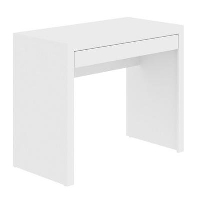 Mesa Escritório Tecnomobili ME4107, possui 1 gaveta, material em MDP, acabamento em BP. A Tecno Mobili tem o compromisso permanente com a qualidade de