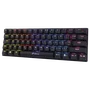 Mini Teclado Com Fio Oex Mecânico Ziggy Tc607, Preto Outemu Red