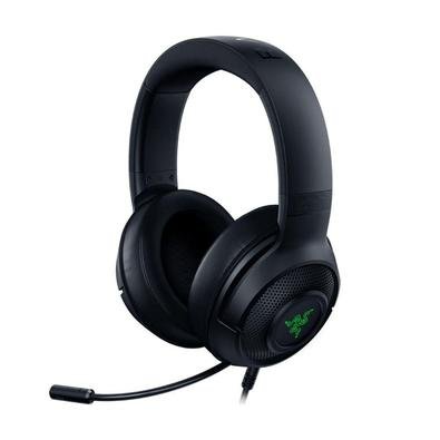 O Headset Gamer Razer Kraken X USB é equipado com drivers de 40mm com afinação personalizada, possui áudio posicional claro e preciso, entregando sons