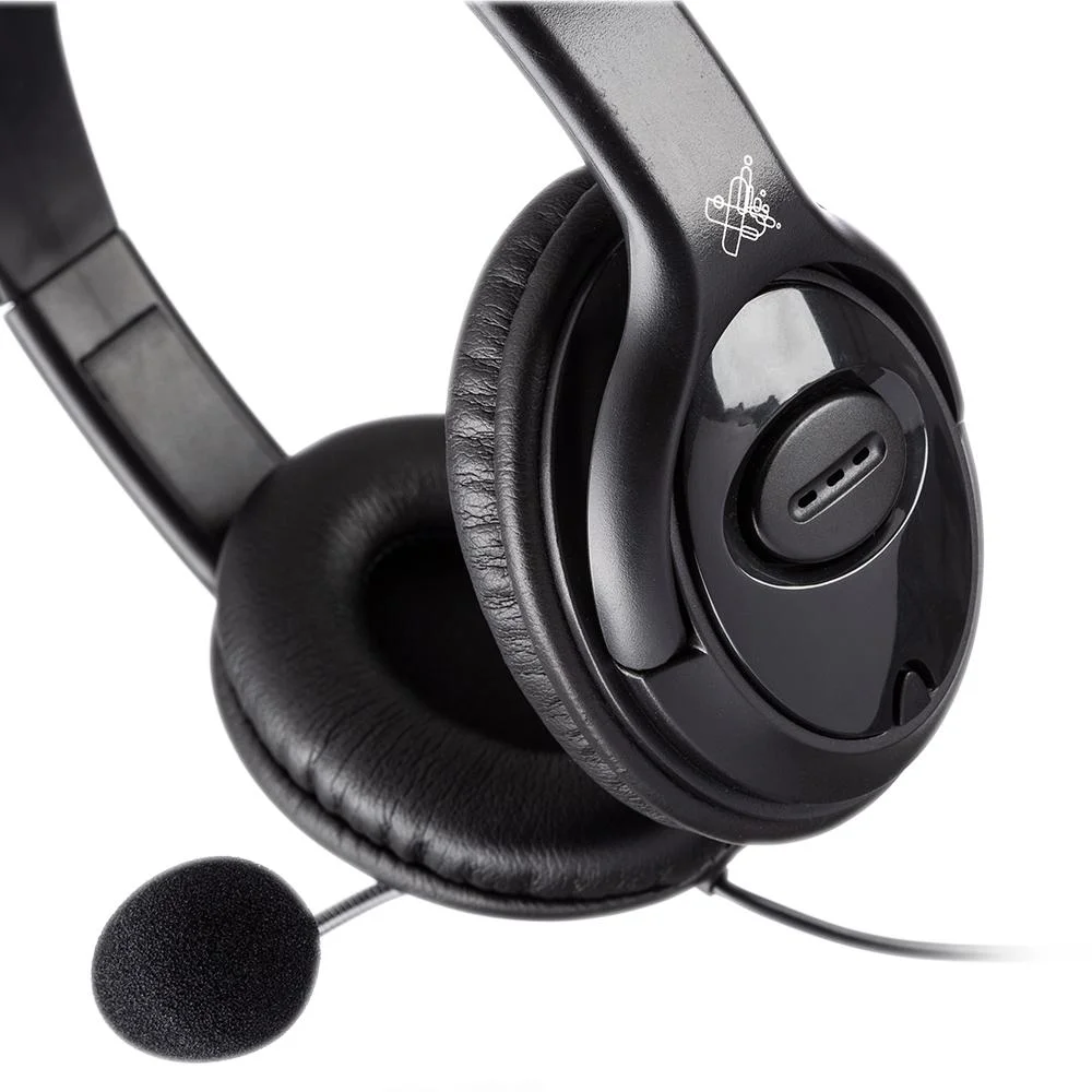 Headset Maxprint Basic Com Microfone Usb Cabo 1.50 Metros, 40mm, P2, Preto