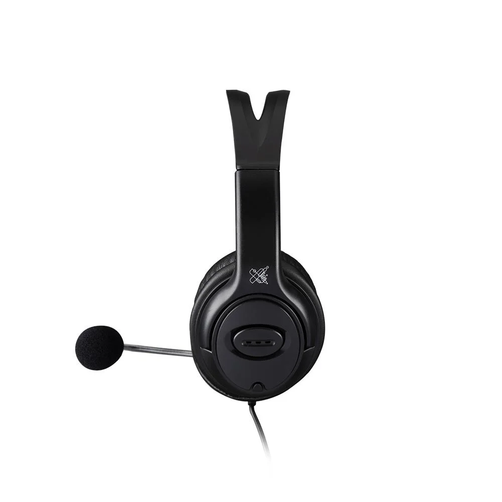 Headset Maxprint Basic Com Microfone Usb Cabo 1.50 Metros, 40mm, P2, Preto
