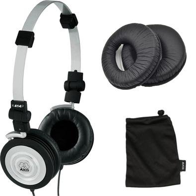 Fone De Ouvido Akg K414 + Adaptador P10 + Espuma Extra C/ 3 | KaBuM!