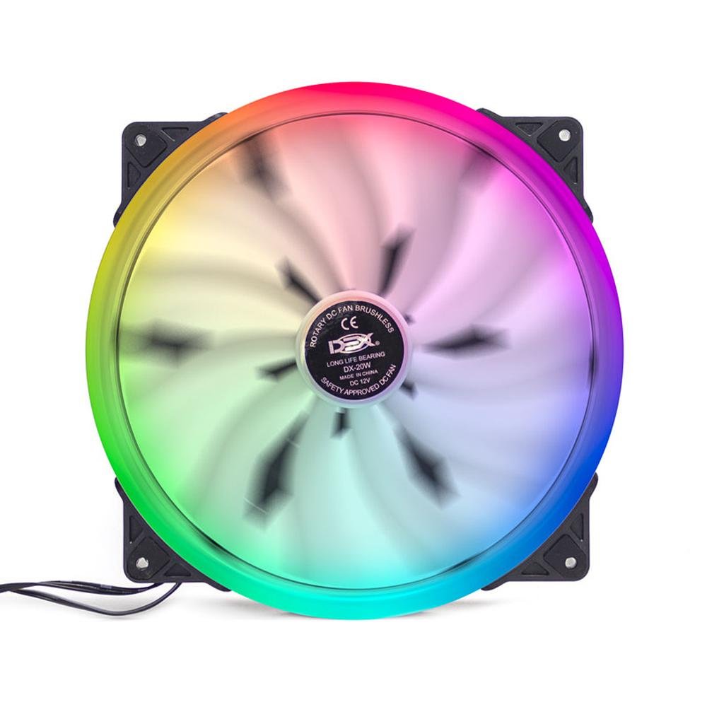 Cooler FAN DEX, 200mm, RGB LED - DX-20W 4