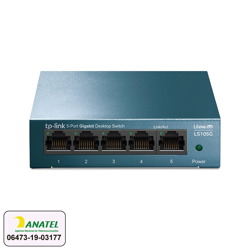Imagem 2 de 5 do produto Switch TP-Link, 5 portas – LS105G