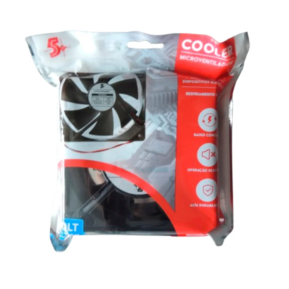 Imagem 3 de 5 do produto Cooler FAN Chip SCE, 120x120x38mm, Bivolt, Sem Rolamento - 075-0115
