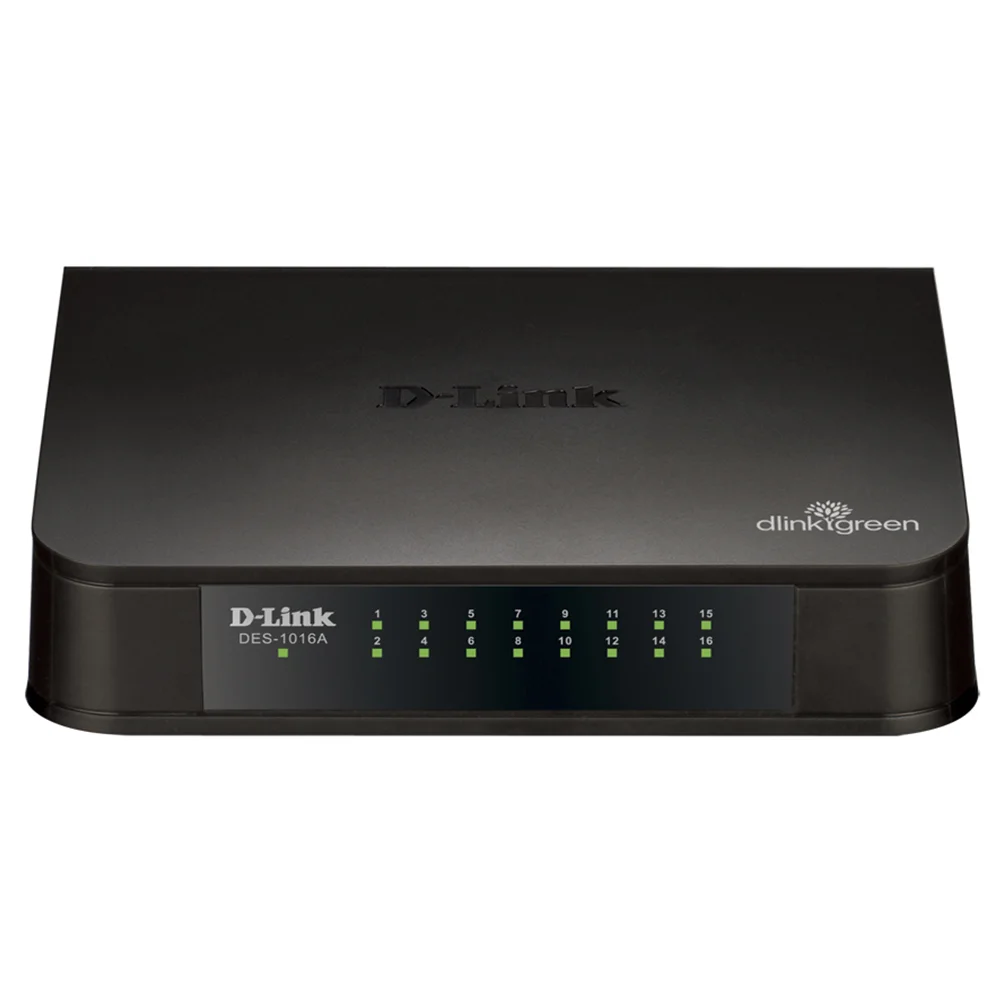 Switch DLINK FastEthernet 16 portas KaBuM