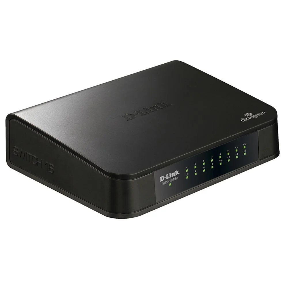 Switch DLINK FastEthernet 16 portas KaBuM