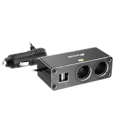 Fonte de Energia 2 Portas 12V/24V 4.1A Fortrek 2 Portas USB Car Hub Carregador Veicular - MPS-201
