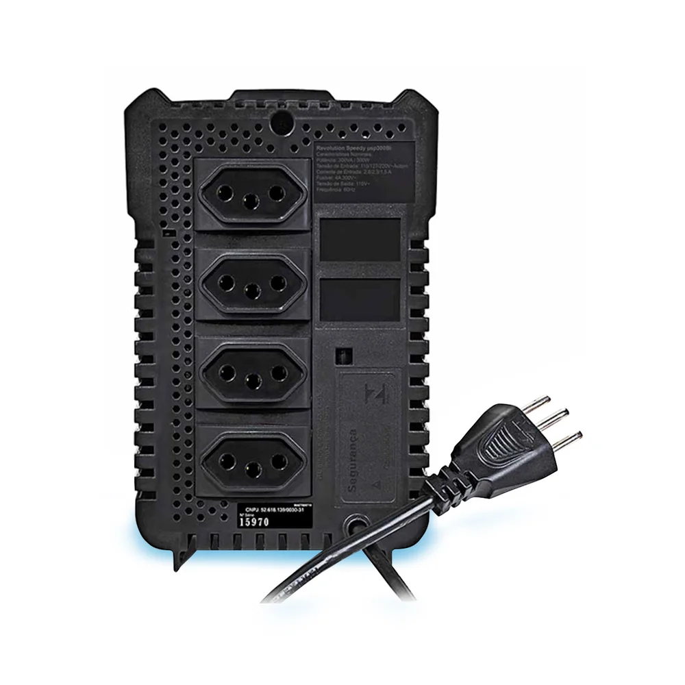 Estabilizador SMS Revolution Speedy, 300VA, 15970, Bivolt