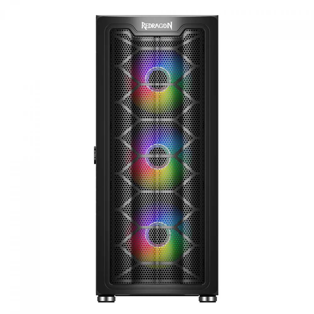 Imagem 3 de 5 do produto Gabinete Gamer Redragon Bluestreak Preto Gc-ma211