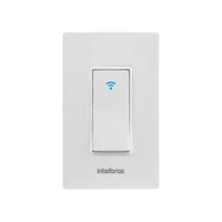 Interruptor Inteligente Intelbras, Controle Via WI-FI, Branco - EWS 101 I