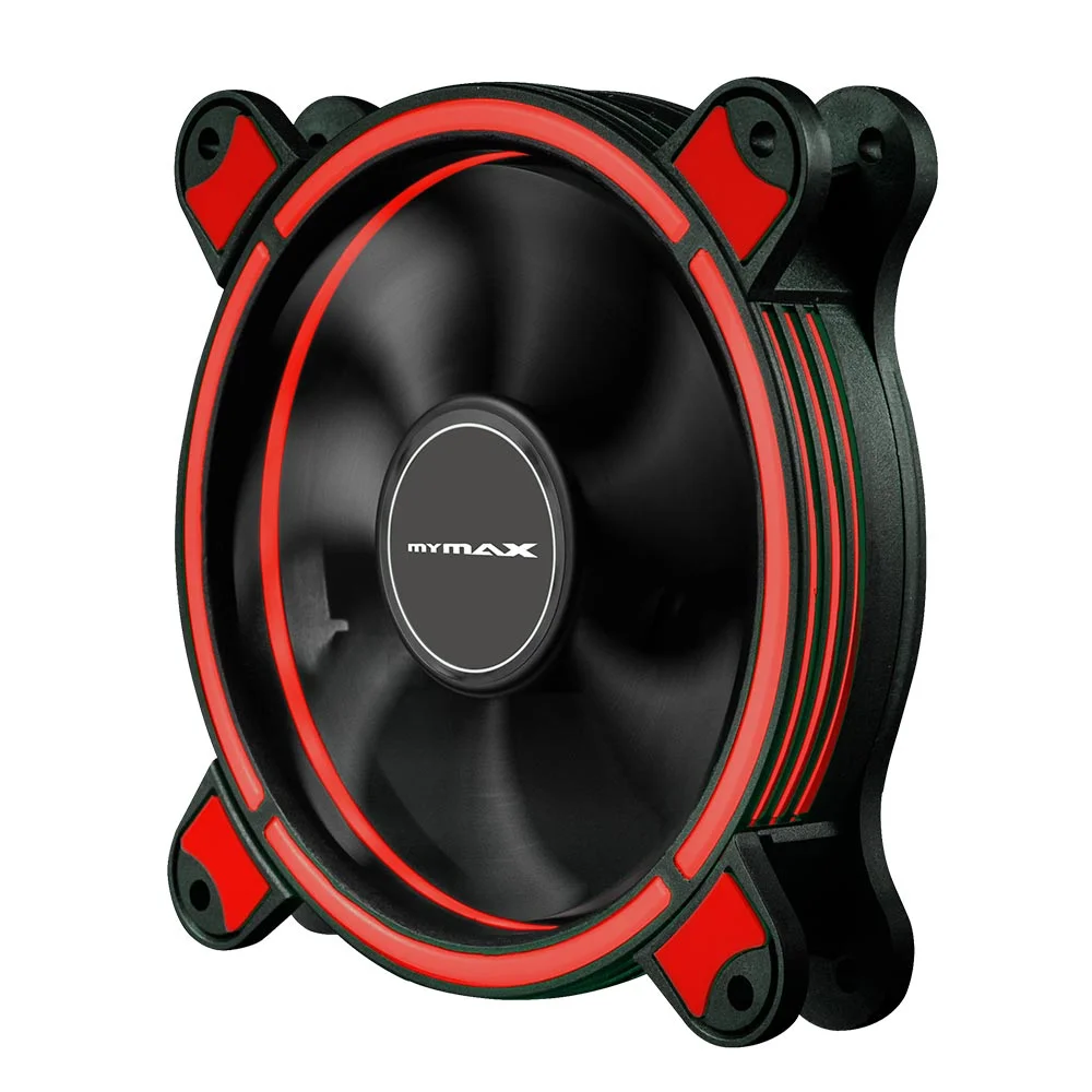 Cooler FAN Mymax Spectrum Ring, 120mm, LED Vermelho - MYC/FC-SP12025/RD 4